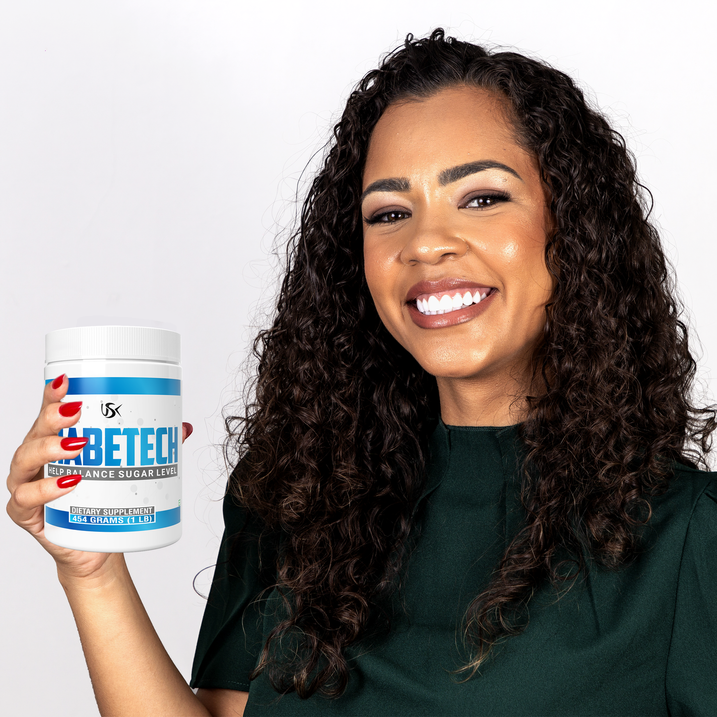 Unitech USK | Diabetech Powder | Natural Blood Sugar Support Supplement with Fenugreek, Ceylon Cinnamon, Bitter Melon, and Berberine | Enhances Insulin Sensitivity & Supports Glucose | 16 oz