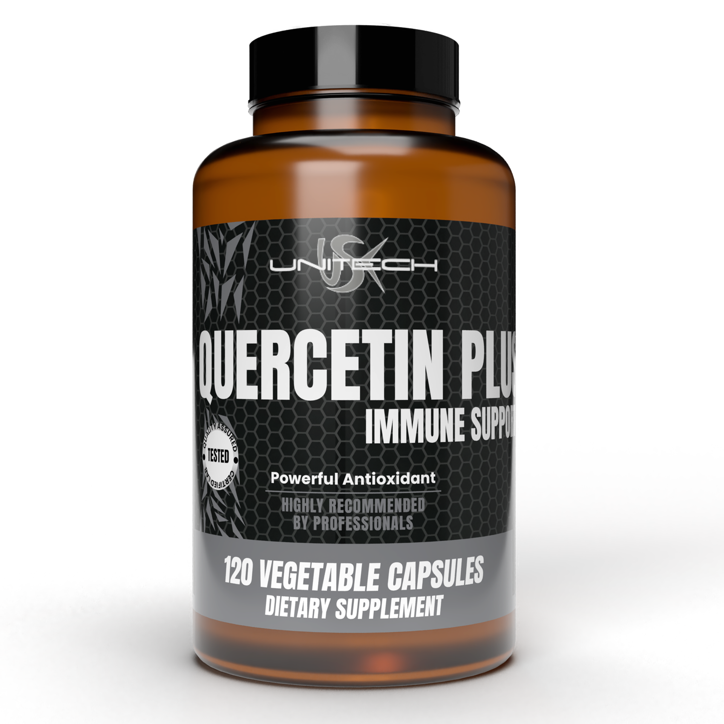 Unitech USK | Quercetin Plus | Immune System Support | Antioxidants Supplement with Quercetin, Vitamin C & Rutin | Promotes Overall Wellness & Healthy Cellular Function | 60 Capsules